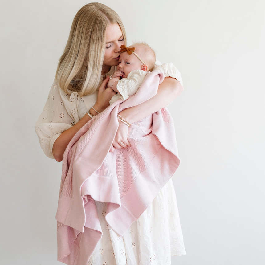 HEIRLOOM COTTON KNIT RECEIVING BLANKETS