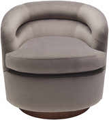 Hithadhoo Dark Red Swivel Chair - Clearance