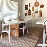 Made to Order Custom Size Ionut Checkered Jute Area Rug