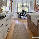 Made to Order Custom Size Ionut Checkered Jute Area Rug