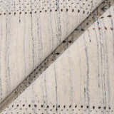 Ivory Gabbeh Design Hand Loomed Wool Area Rug