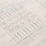 Ivory Gabbeh Design Hand Loomed Wool Area Rug