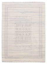Ivory Gabbeh Design Hand Loomed Wool Area Rug