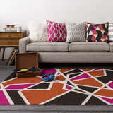 Butterwick Pink Geometric Accent Pillow - Clearance