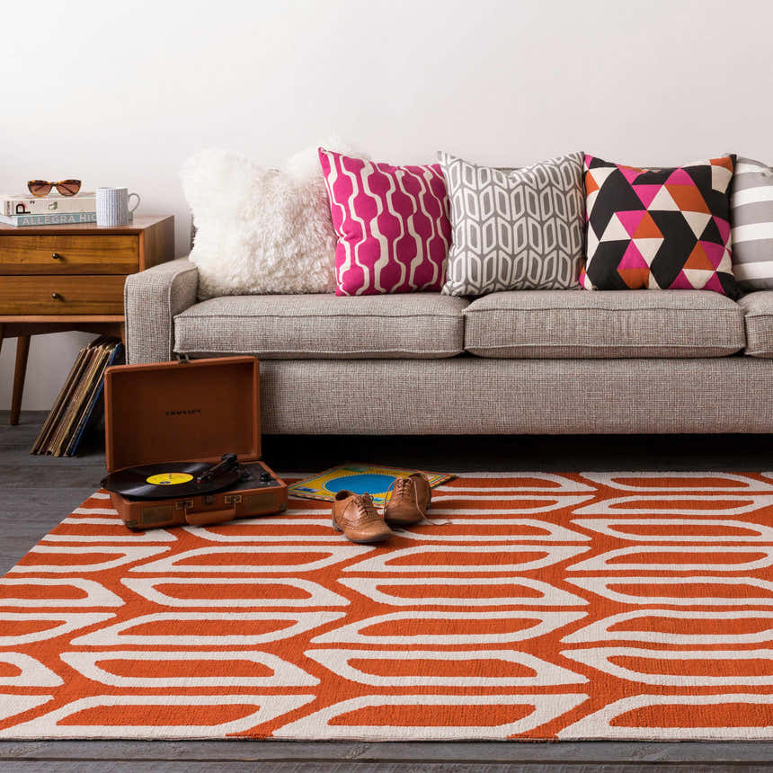 Butterwick Pink Geometric Accent Pillow - Clearance