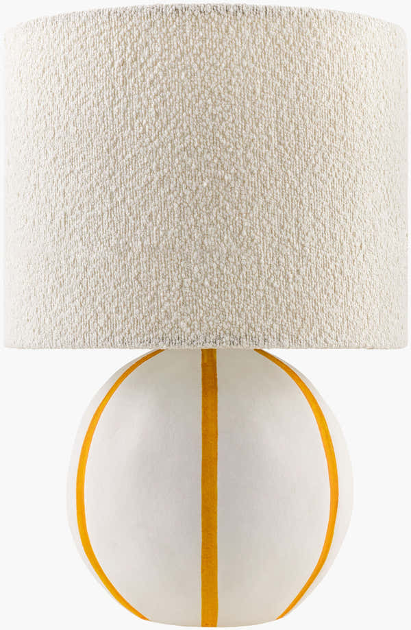 Cool Light Gray Traditional Table Lamp with linen details for bedside or console tables