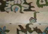 Light Peach, Green and Aqua Hand knotted Traditional Oushak Multi size wool Area Rug