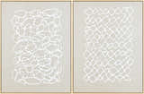Muted Light Gray Modern Framed Wall Art for modern gallery walls