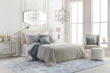 Valladolid White Upholstered Bedding - Clearance