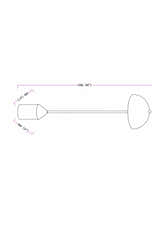 Landerneau Gold Floor Lamp