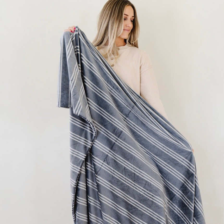 MINKY STRETCH XL THROW BLANKETS