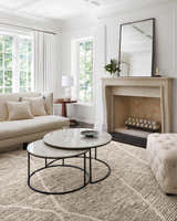 Belleview Silver Gray Iron Mirror