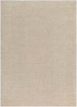 Close-up of the Levent Beige Area Rug showing its subtle texture and neutral tan color. Contemporary style. Design-Rectangle-537