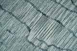 Modern Contemporary Multi Size Woolen White and Blue Hand Tufted Area Rug