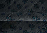 Gray and Blue Traditional Hand Knotted Antique Style low Pile Custom Made Wool Area Rug