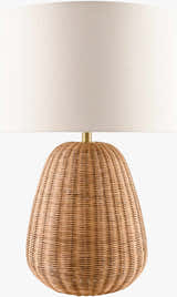 Ortucchio Brown & White Table Lamp