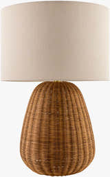 Ortucchio Brown & Peach Table Lamp
