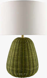 Ortucchio White & Green Table Lamp