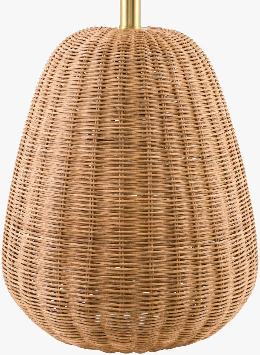 Ortucchio Brown & White Table Lamp