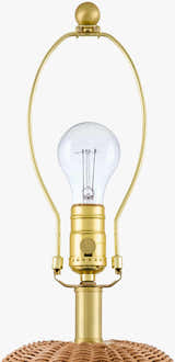 Ortucchio Brown & Peach Table Lamp