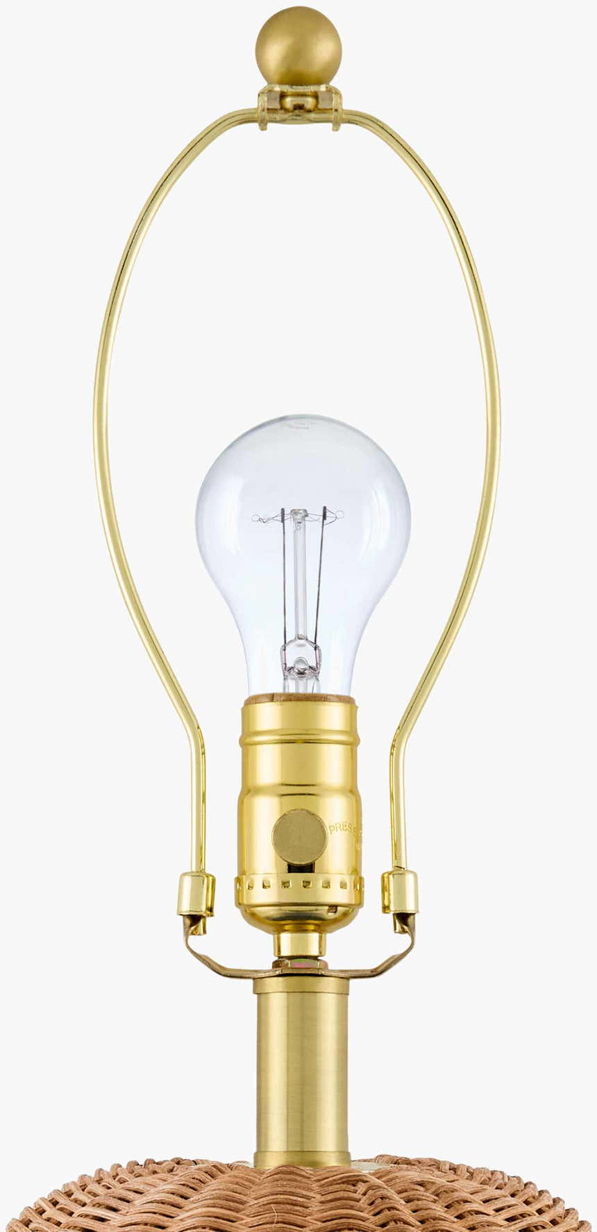 Ortucchio Brown & Peach Table Lamp