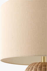 Ortucchio Brown & Peach Table Lamp