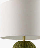 Ortucchio White & Green Table Lamp
