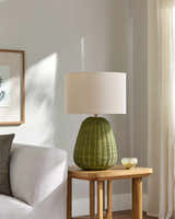 Ortucchio Green & Peach Table Lamp