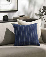 Qwara Navy Throw Pillow - Clearance