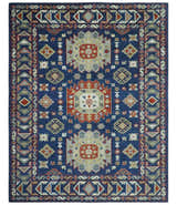 Red, Brown and Olive Traditional Hand knotted Custom Made Wool Area Rug
