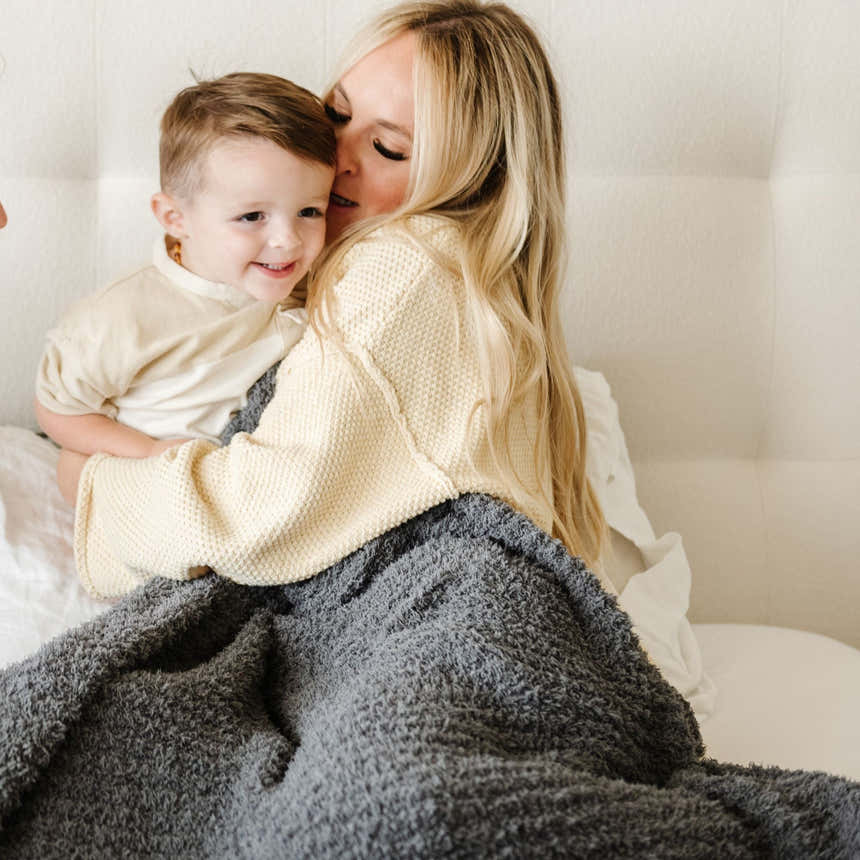 RIBBED BAMBONI® TODDLER BLANKETS