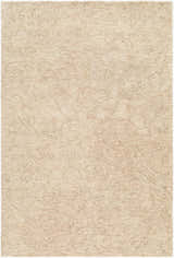 Close-up of the Nipo Beige Abstract Hand Tufted Wool Area Rug, showing texture and subtle abstract design. Design-Rectangle-576