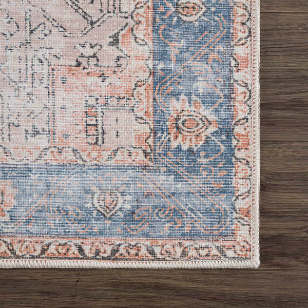 Sample Rosman Distressed Washable Area Rug