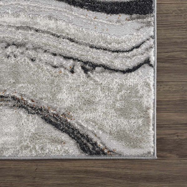 Sample Live Marble Dark Gray Area Rug - Clearance