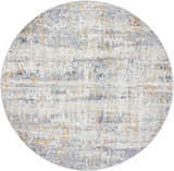 Round Guoda Area Rug - Clearance. Contemporary style rug in driftwood, gray, and nutmeg hues with an abstract pattern. Design-Round-710