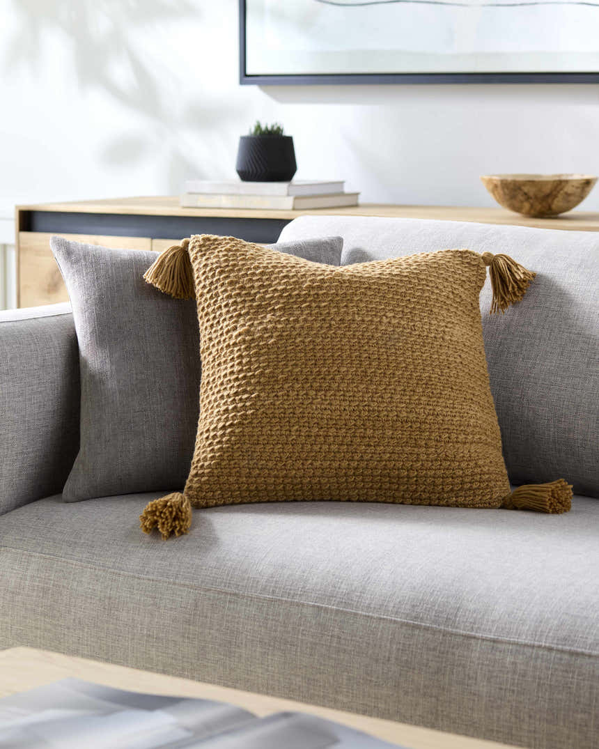 Maeve Yellow Throw Pillow - Clearance