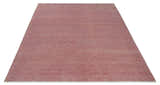 Solid Pink Custom Made Modern Contemporary Hand knotted wool Area Rug