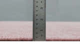 Solid Pink Custom Made Modern Contemporary Hand knotted wool Area Rug