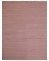Solid Pink Custom Made Modern Contemporary Hand knotted wool Area Rug