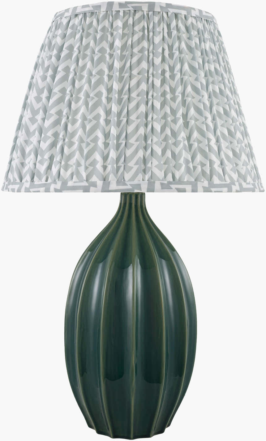 Deep Teal Modern Table Lamp for bedside or console tables