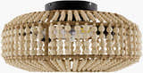 Deep Orange Coastal Chandelier for dining or living rooms