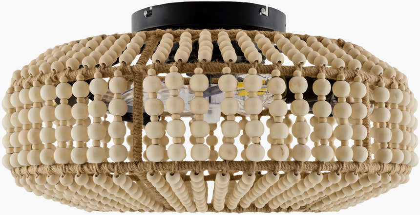 Deep Orange Coastal Chandelier for dining or living rooms