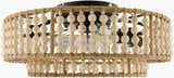 Soft Orange Coastal Chandelier for dining or living rooms