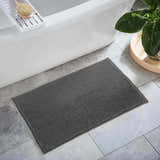 Washable Bath Mat, Dark Gray