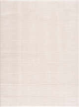 Close-up of the Keanu Ivory Area Rug. The rug has a subtle horizontal striped pattern and a soft, textured surface. Design-Rectangle-537