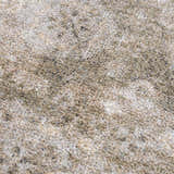Close-up of the Gael Boutique Washable Rug. Neutral tones of tan, olive, and light blue create a vintage, textured pattern. Texture