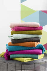 Chiconcuac Aqua Throw Blanket - Clearance