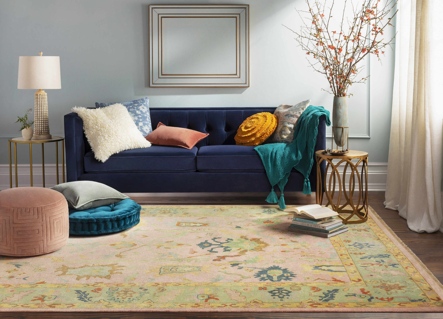 Bauble Teal Floor Pillow - Clearance