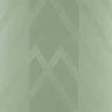 Flynn Green Chevron Glass Decorative Accent - Clearance