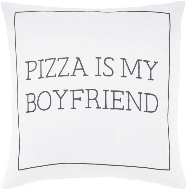 Annona Pizza is My Boyfriend Throw Pillow - Clearance